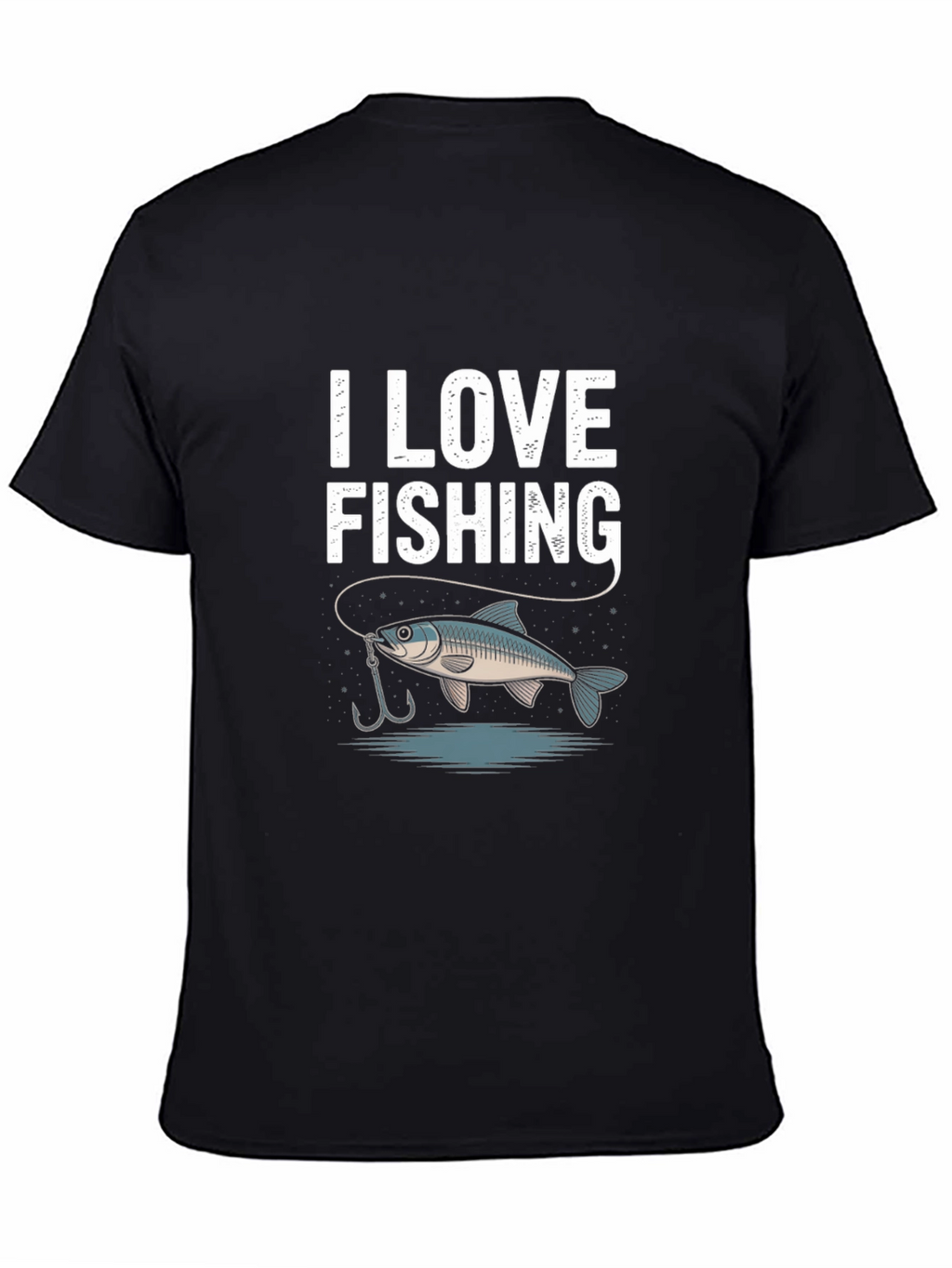 I Love Fishing Graphic Tee - Fishermans Favorite