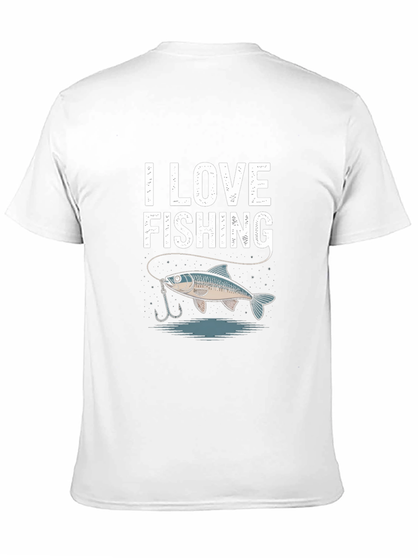 I Love Fishing Graphic Tee - Fishermans Favorite