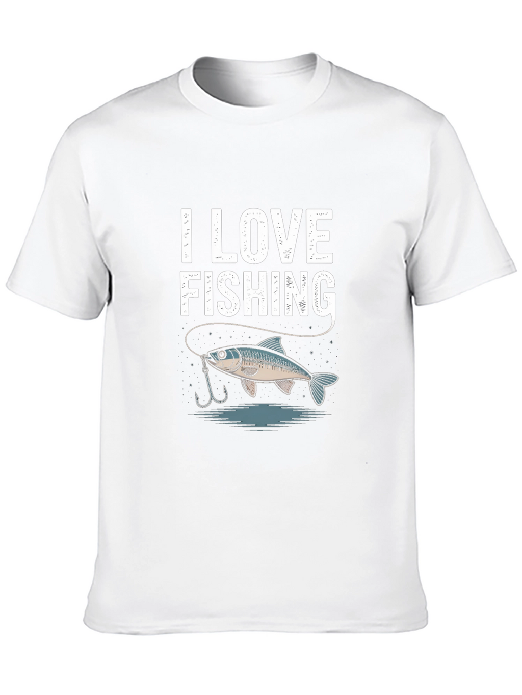 I Love Fishing Graphic Tee - Fishermans Favorite