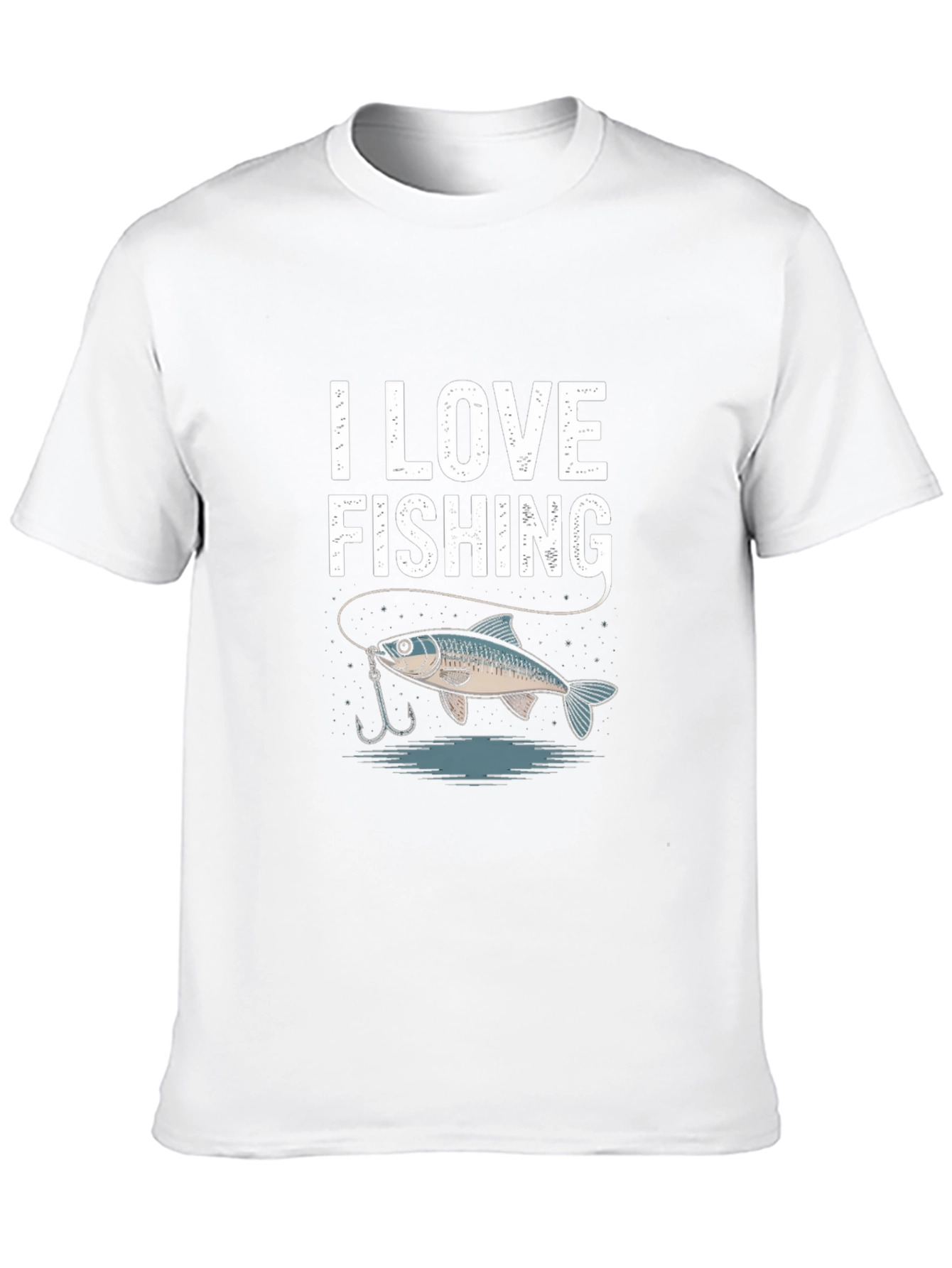 I Love Fishing Graphic Tee - Fishermans Favorite