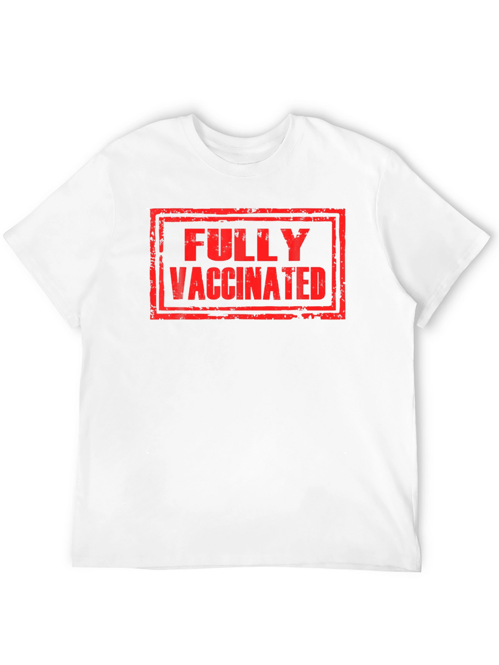 Fully Vaccinated T-Shirt - Black Crew Neck Tee