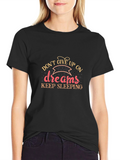 Dream On Graphic Tee - Relaxed Fit T-Shirt