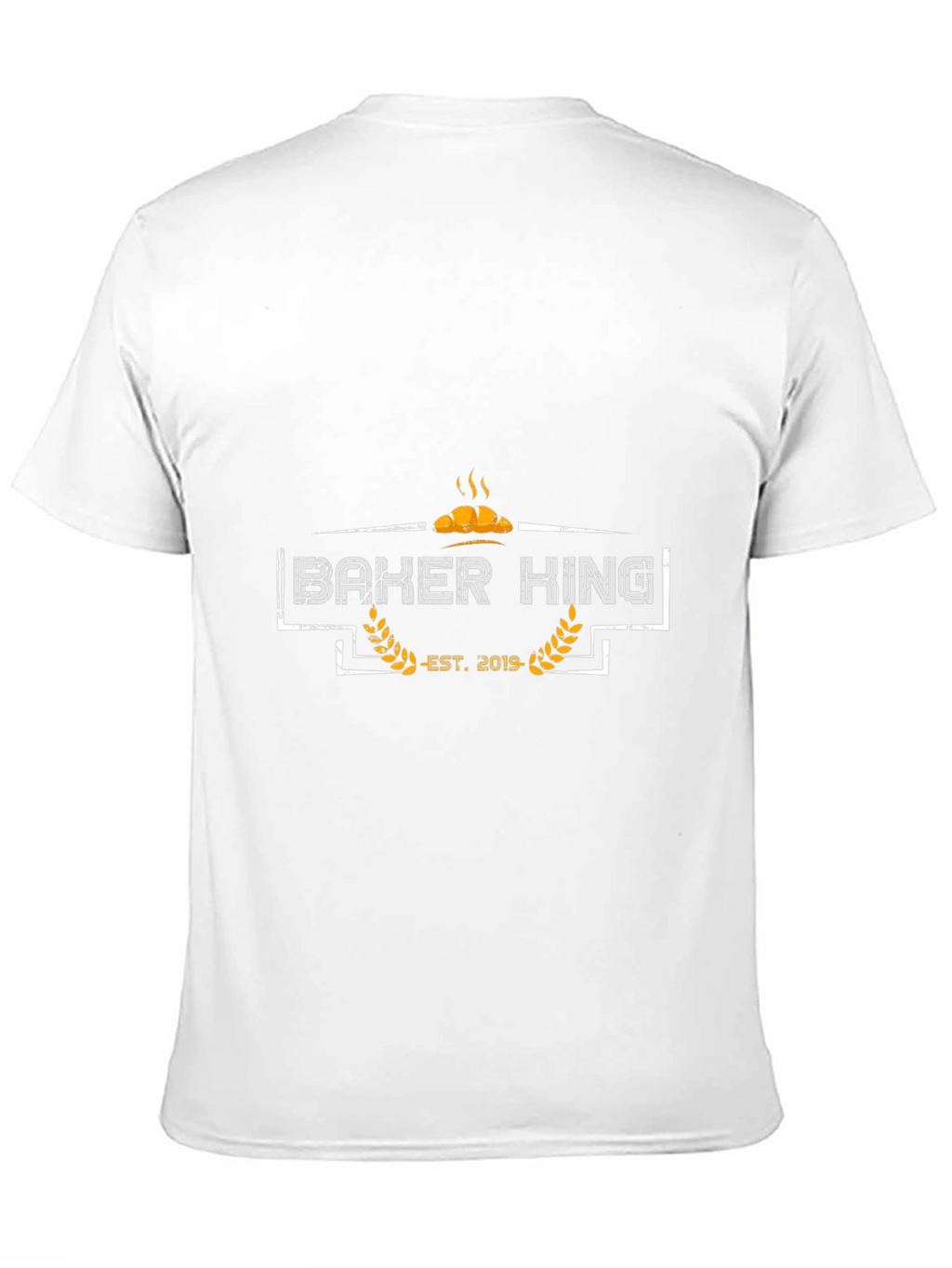 Baker King Est. 2019 T-Shirt - Black Graphic Tee