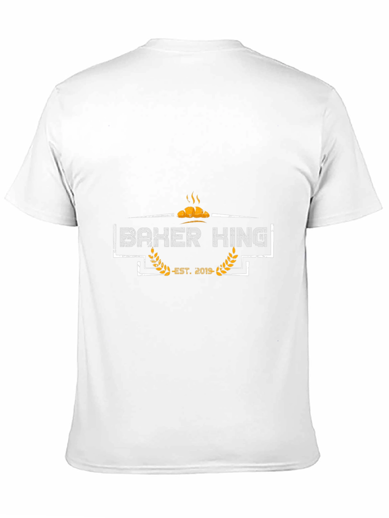 Baker King Est. 2019 T-Shirt - Black Graphic Tee