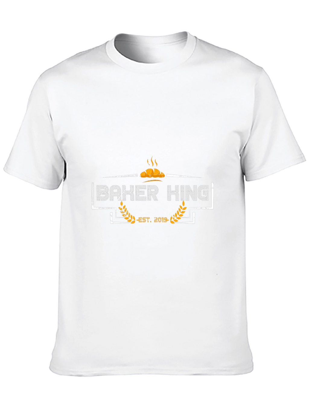Baker King Est. 2019 T-Shirt - Black Graphic Tee