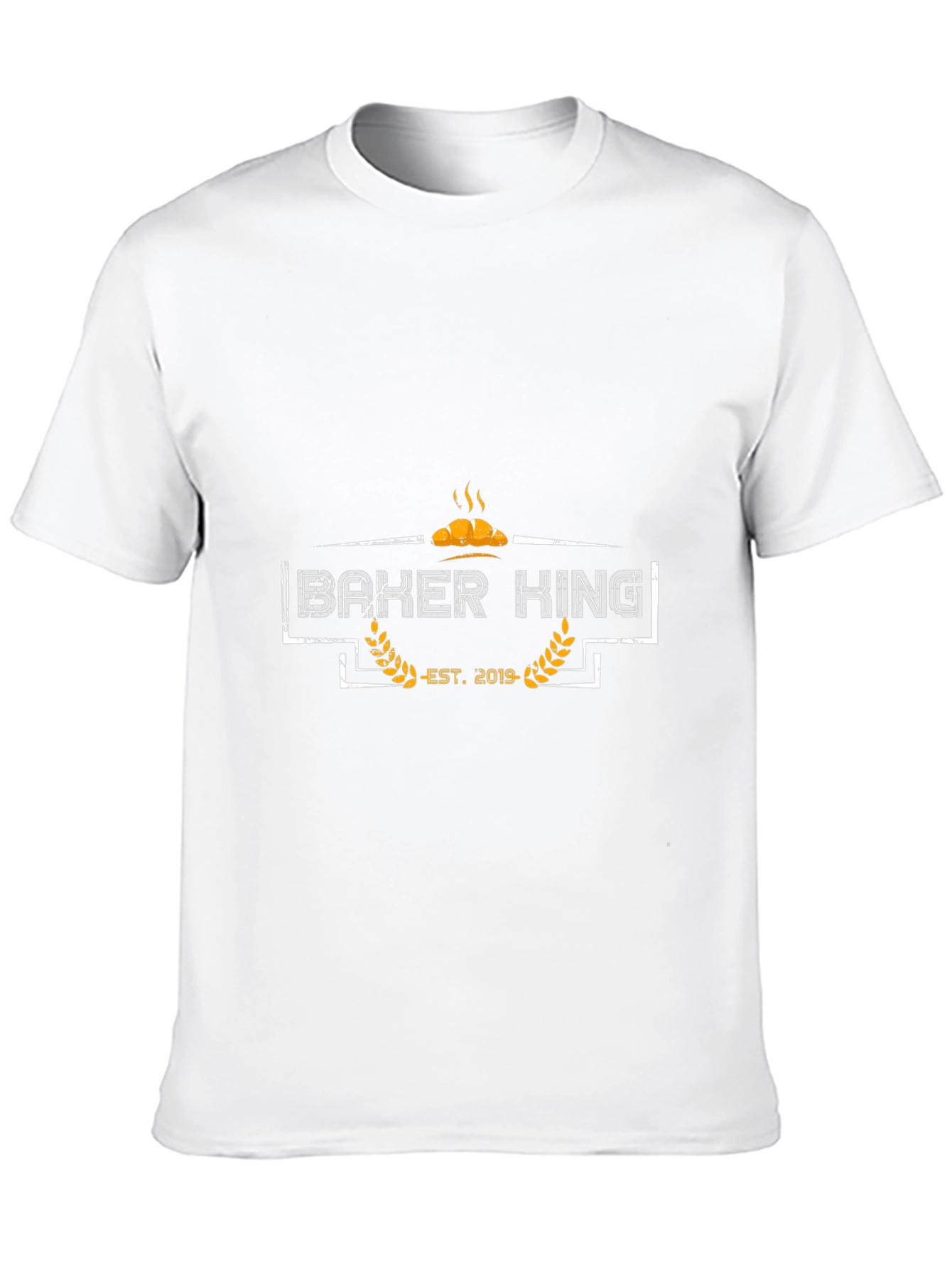 Baker King Est. 2019 T-Shirt - Black Graphic Tee