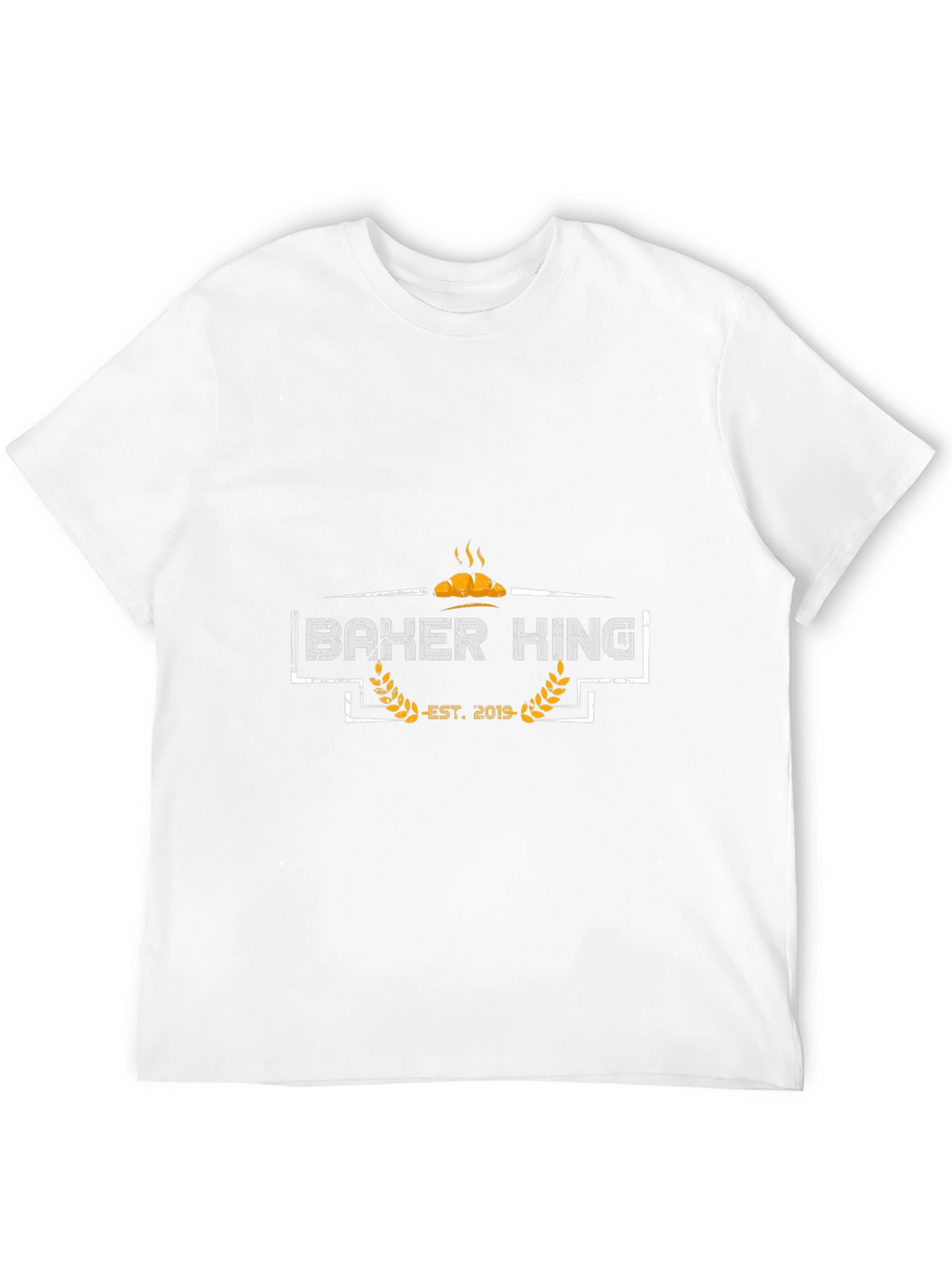 Baker King Est. 2019 T-Shirt - Black Graphic Tee