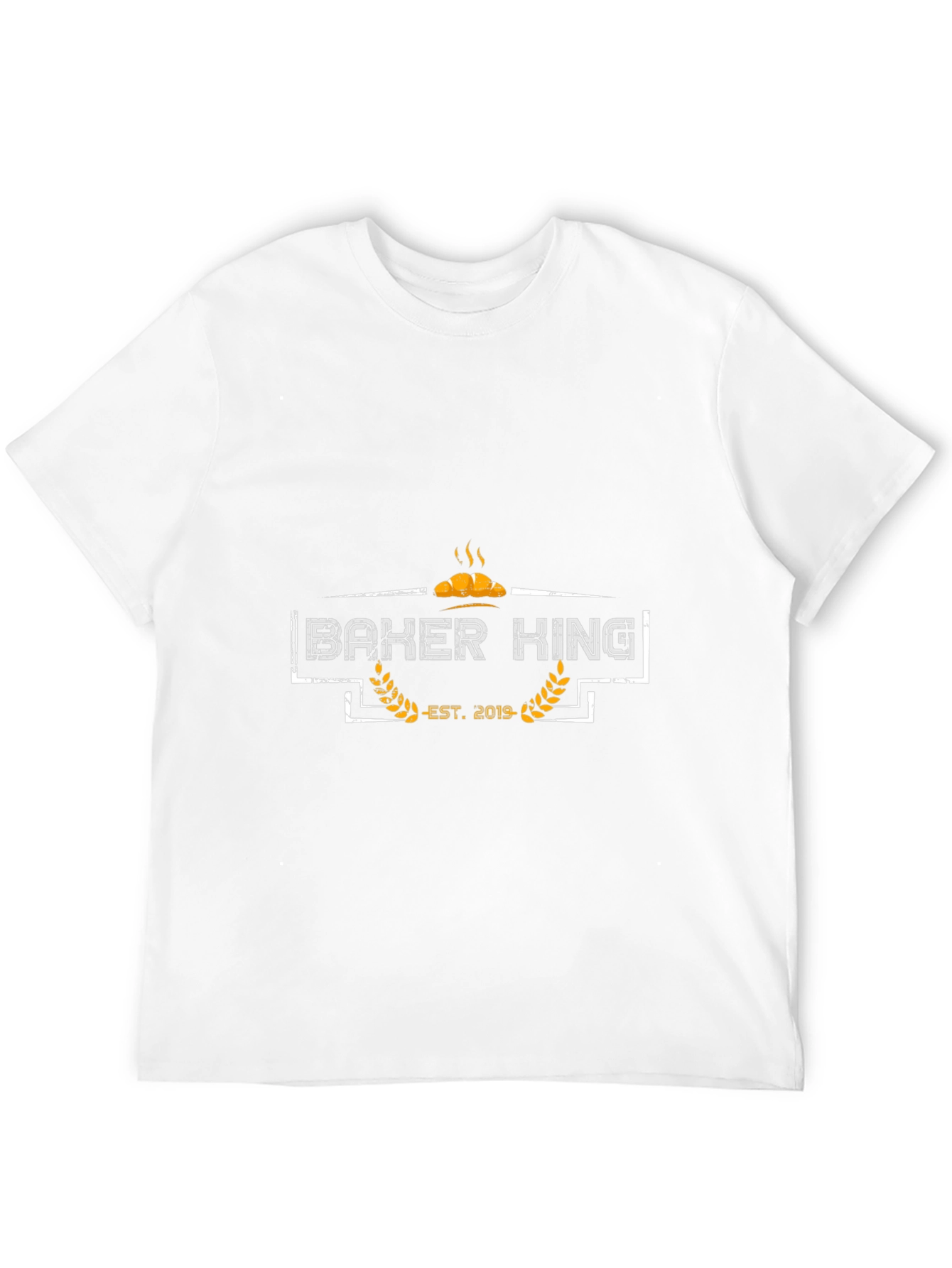 Baker King Est. 2019 T-Shirt - Black Graphic Tee
