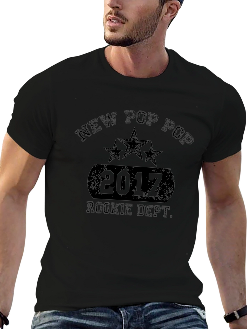 New Pop Pop 2017 Rookie Dept. Black T-Shirt