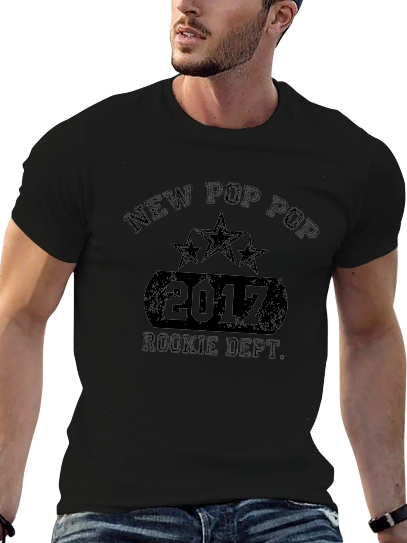 New Pop Pop 2017 Rookie Dept. Black T-Shirt