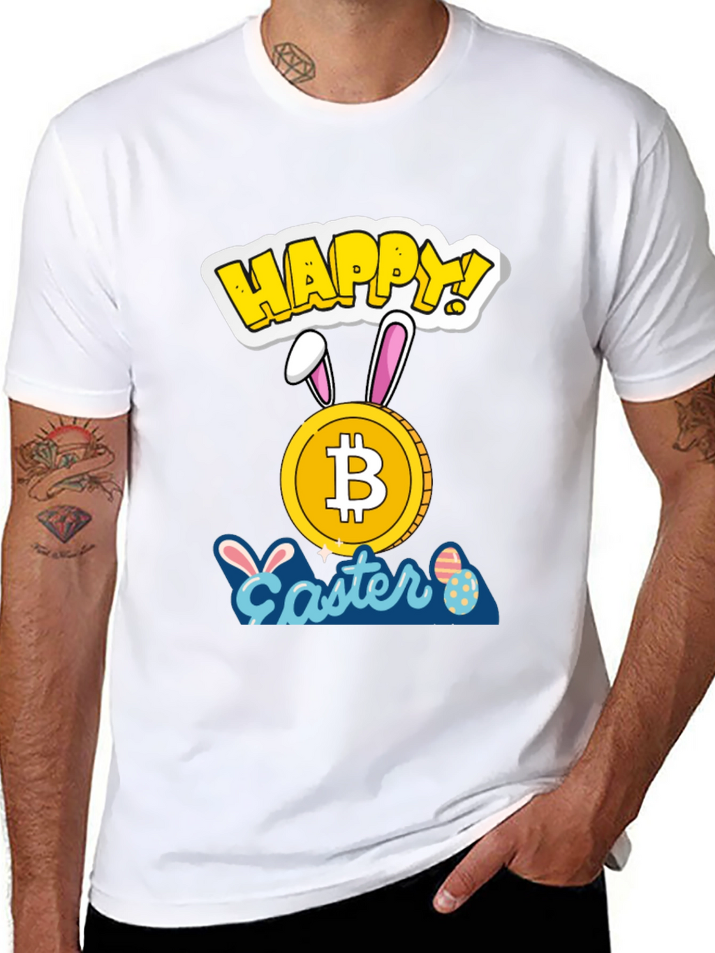 Bitcoin Easter T-Shirt - Crypto Bunny Tee