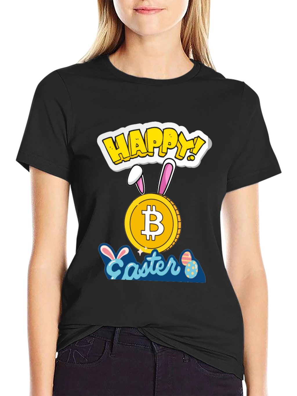 Bitcoin Easter T-Shirt - Crypto Bunny Tee
