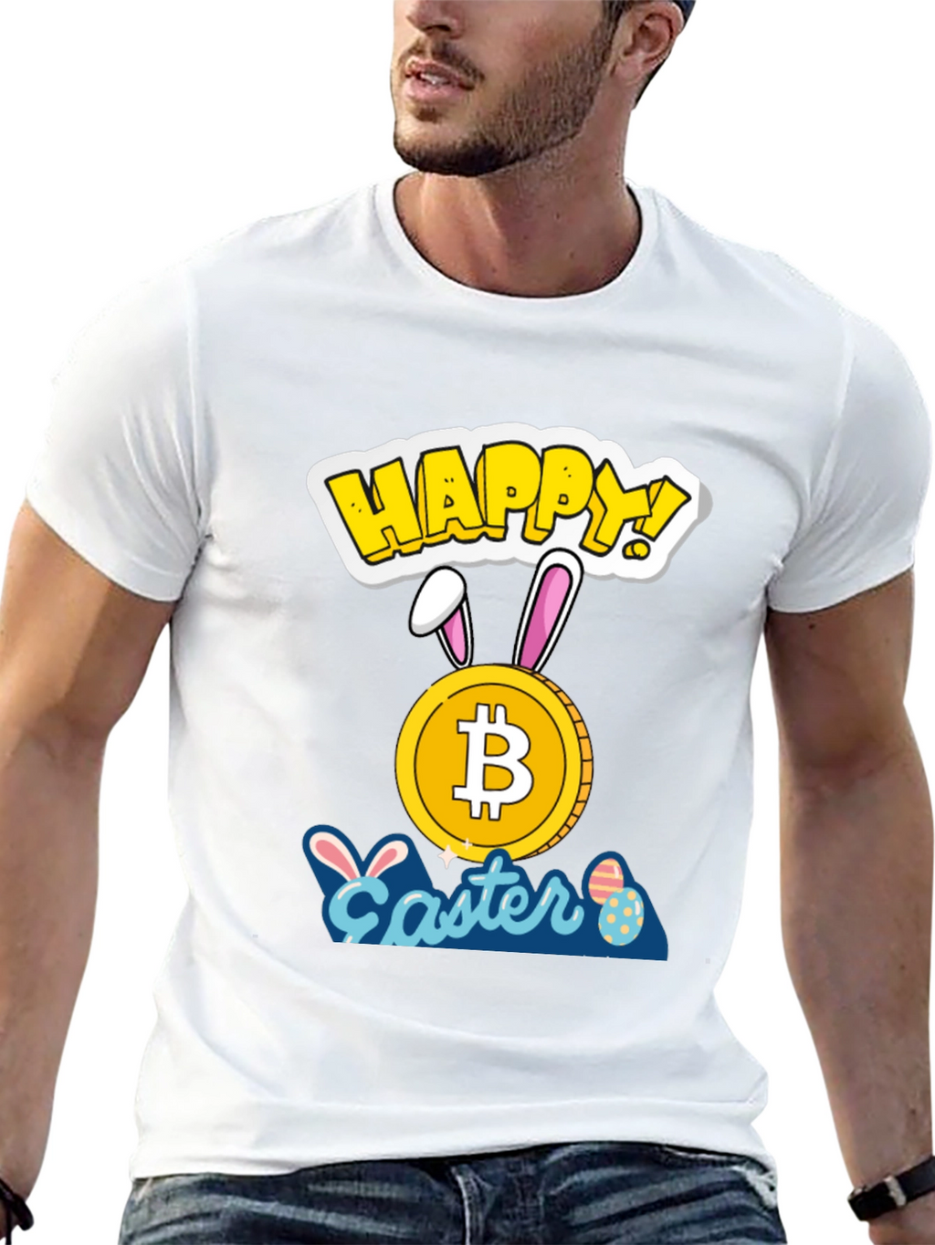 Bitcoin Easter T-Shirt - Crypto Bunny Tee