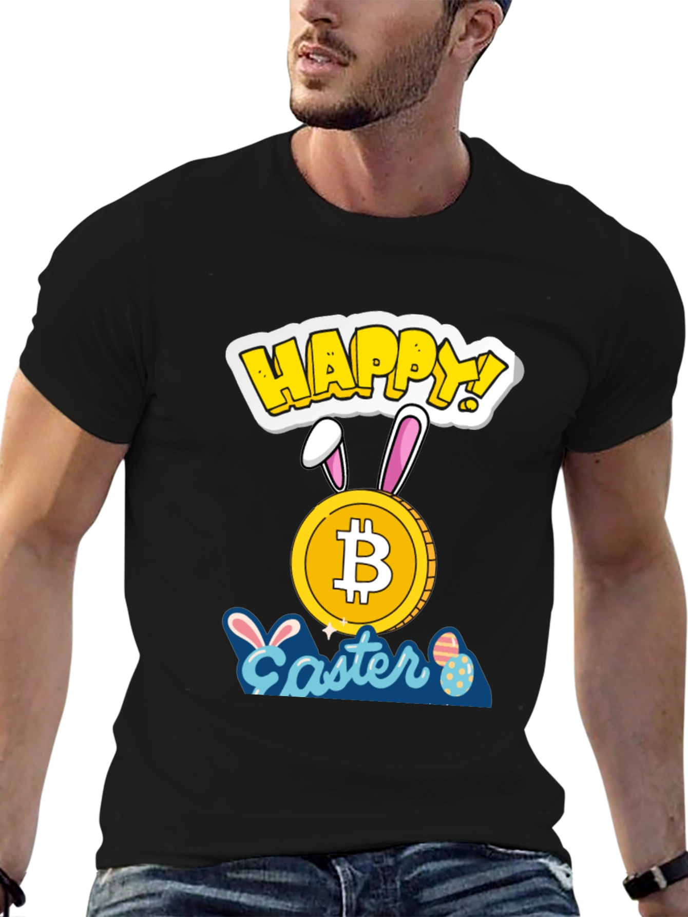 Bitcoin Easter T-Shirt - Crypto Bunny Tee