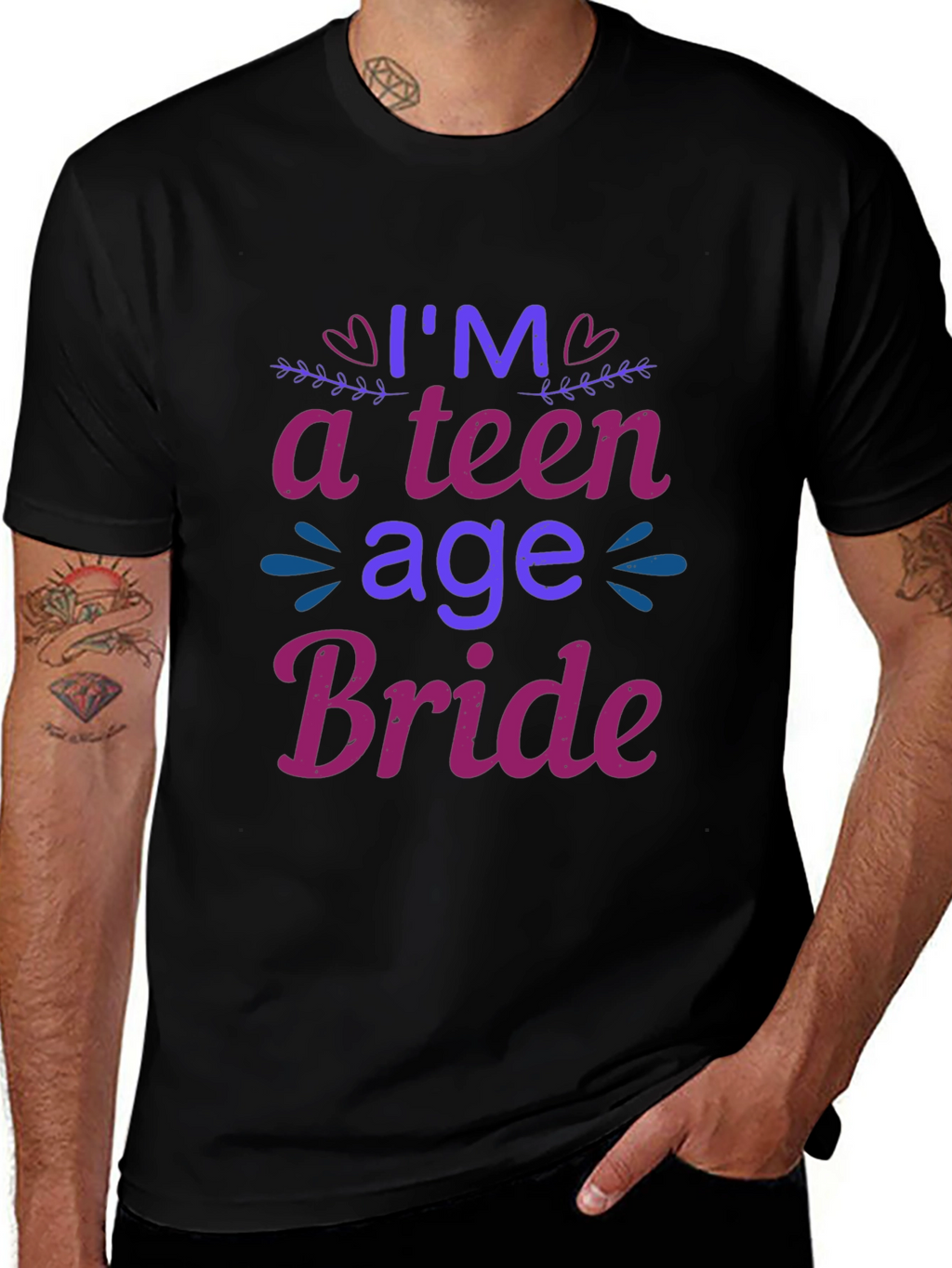 Im a Teenage Bride T-Shirt - Novelty Tee