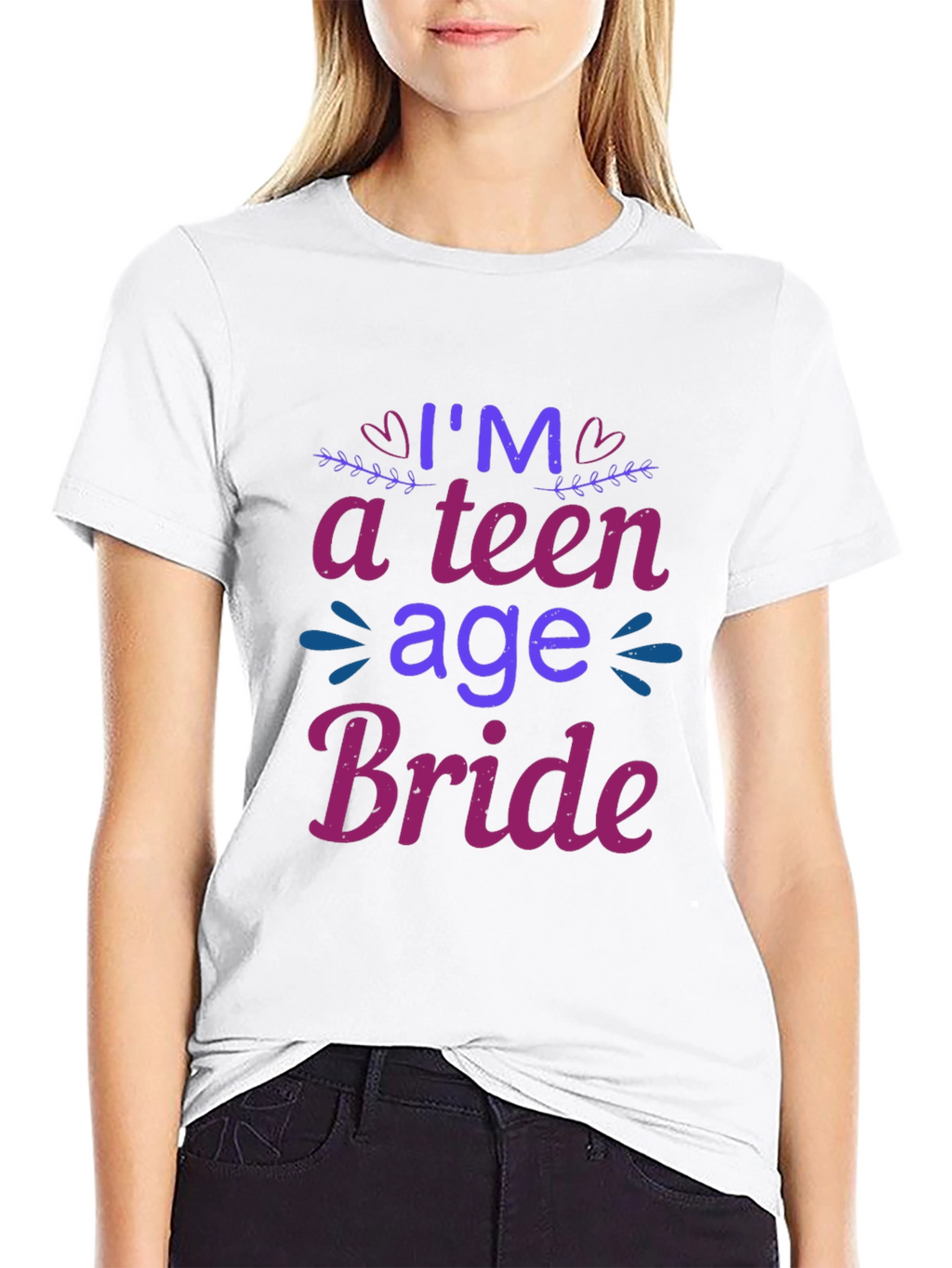 Im a Teenage Bride T-Shirt - Novelty Tee