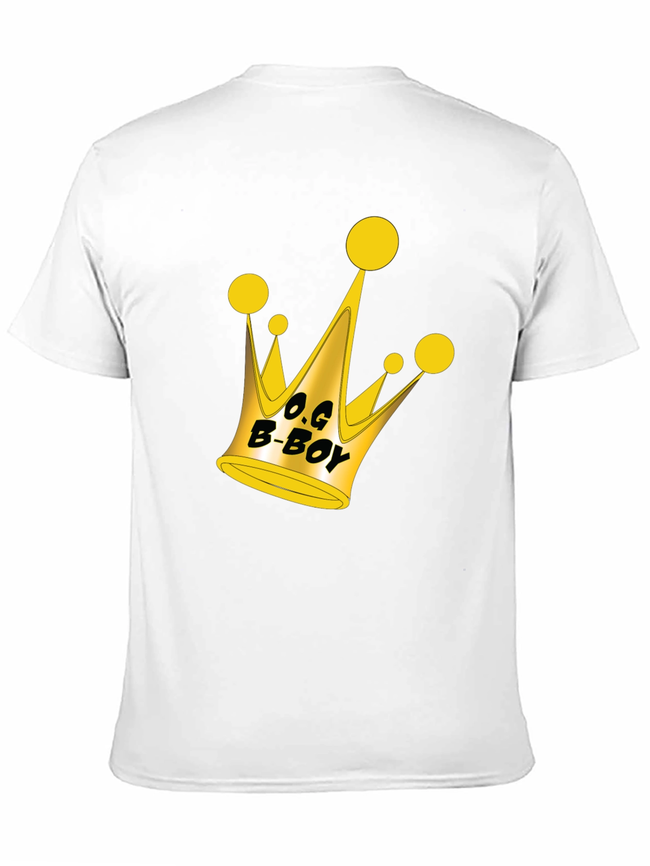 O.G. B-Boy Crown Graphic Black T-Shirt