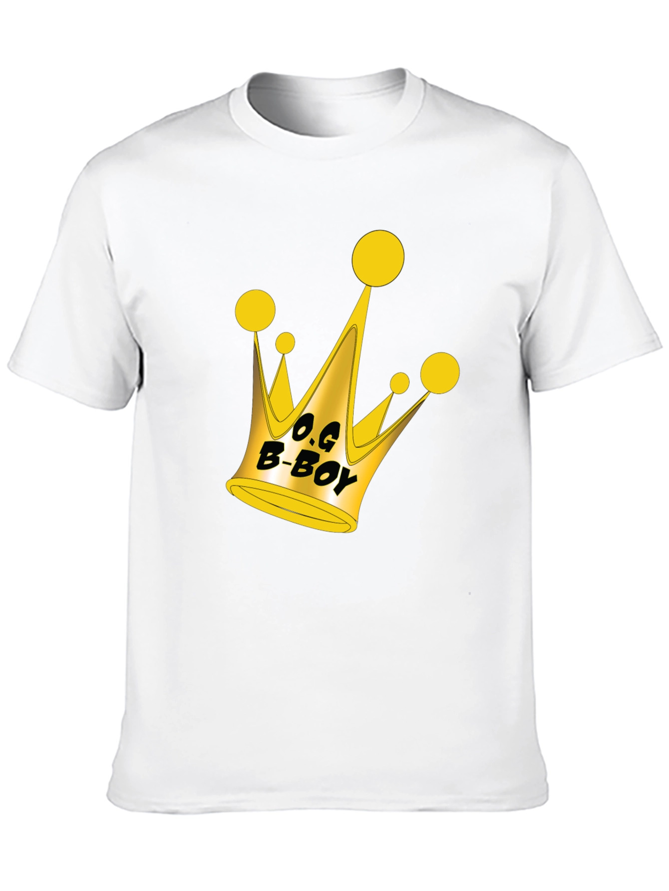 O.G. B-Boy Crown Graphic Black T-Shirt