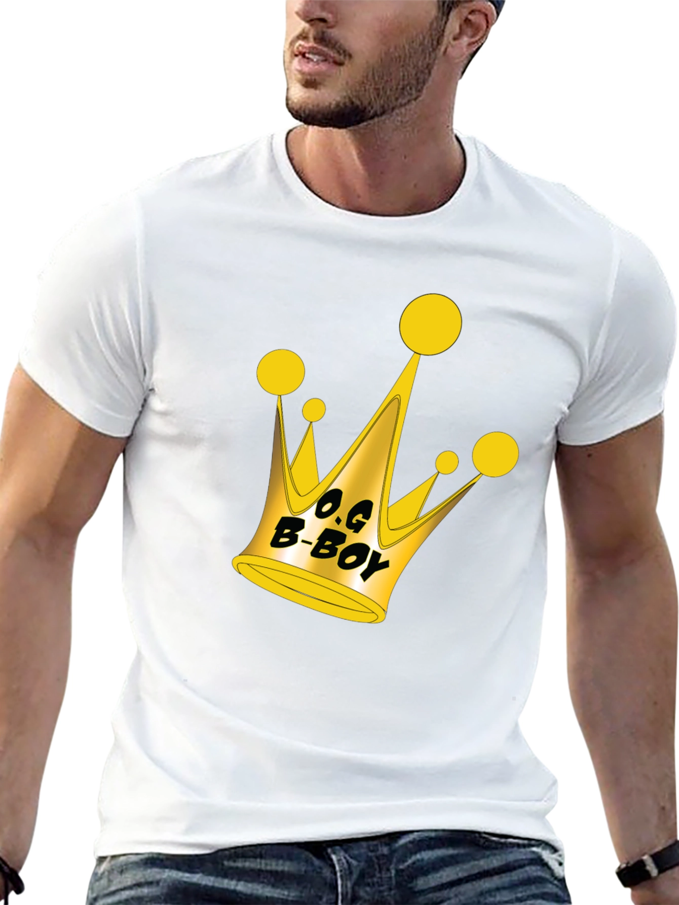 O.G. B-Boy Crown Graphic Black T-Shirt