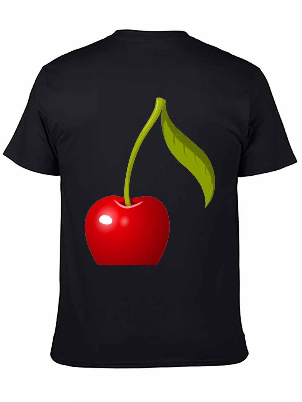 Cherry Graphic T-Shirt - Modern Fruit Design