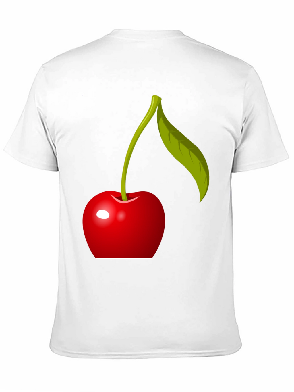Cherry Graphic T-Shirt - Modern Fruit Design