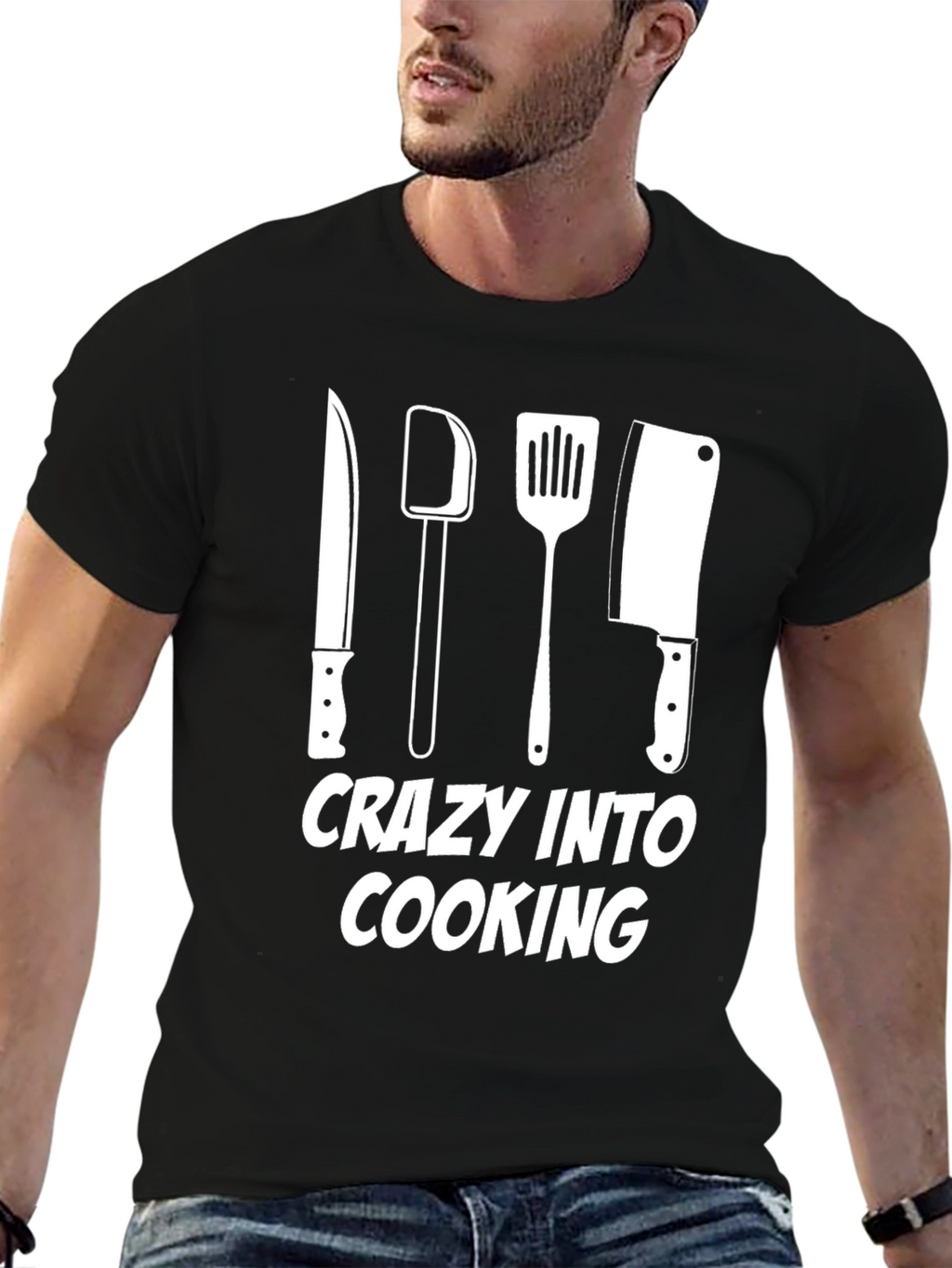 Crazy Into Cooking Graphic Tee