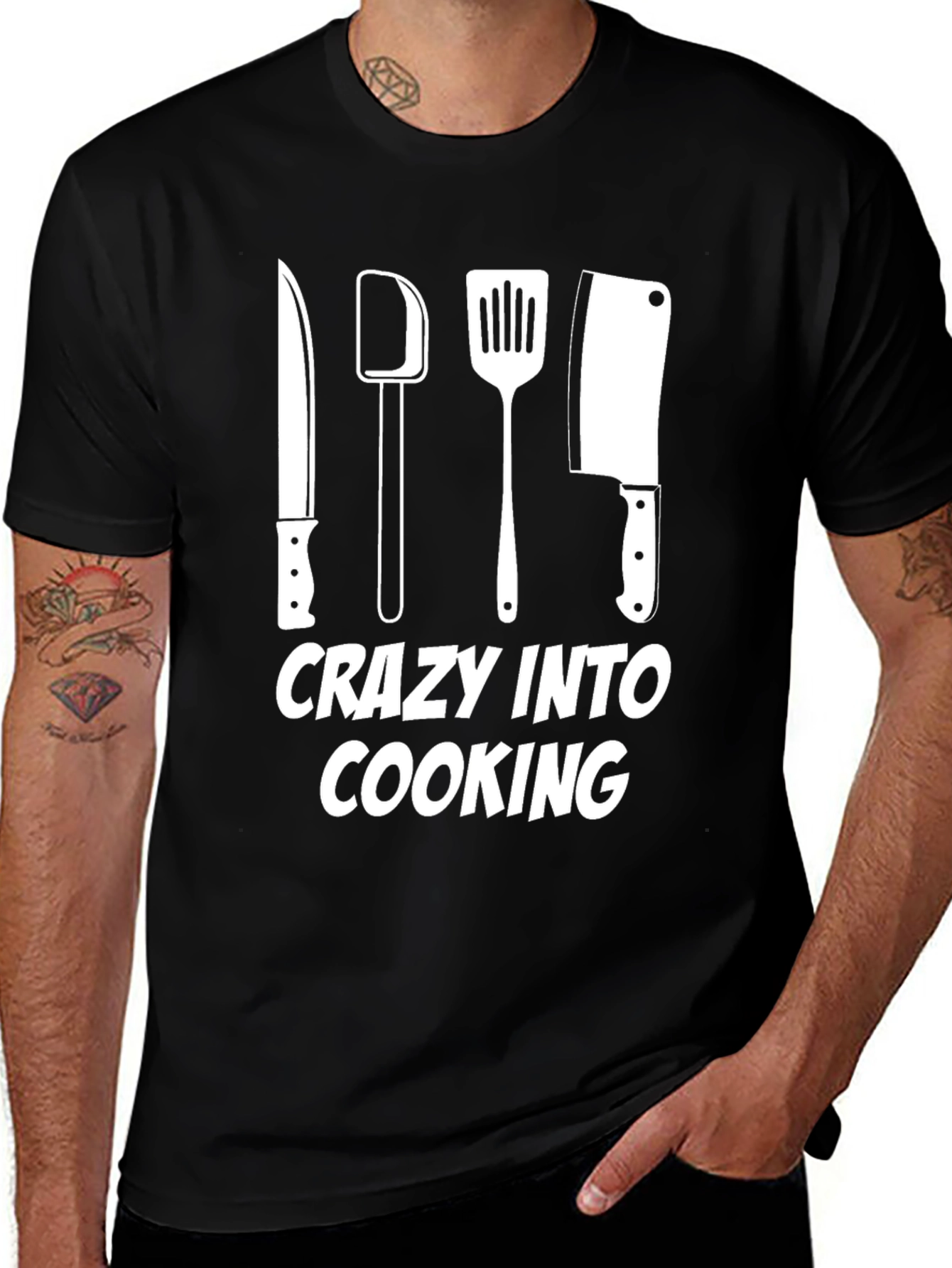 Crazy Into Cooking Graphic Tee