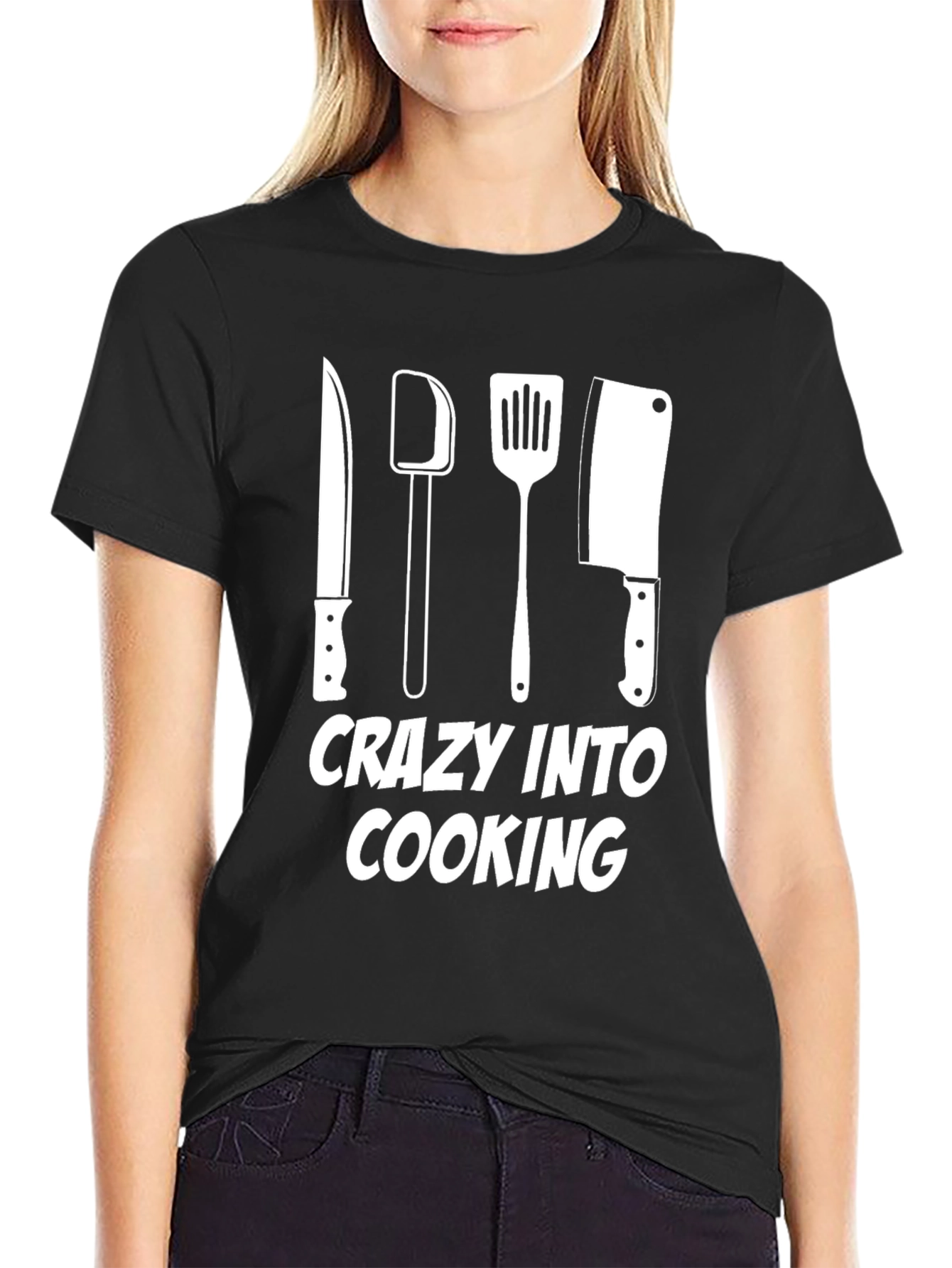 Crazy Into Cooking Graphic Tee