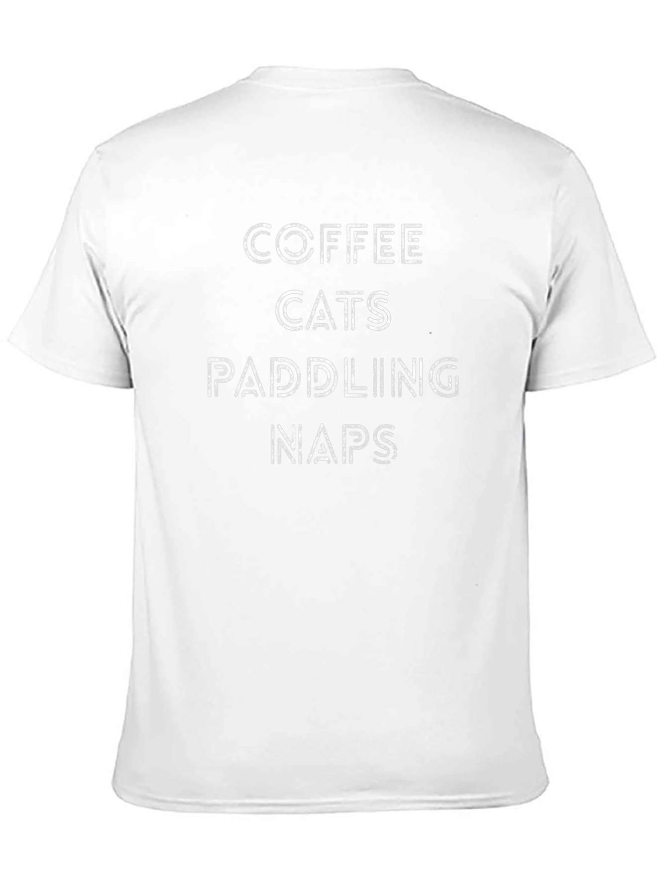 Coffee Cats Paddling Naps T-Shirt