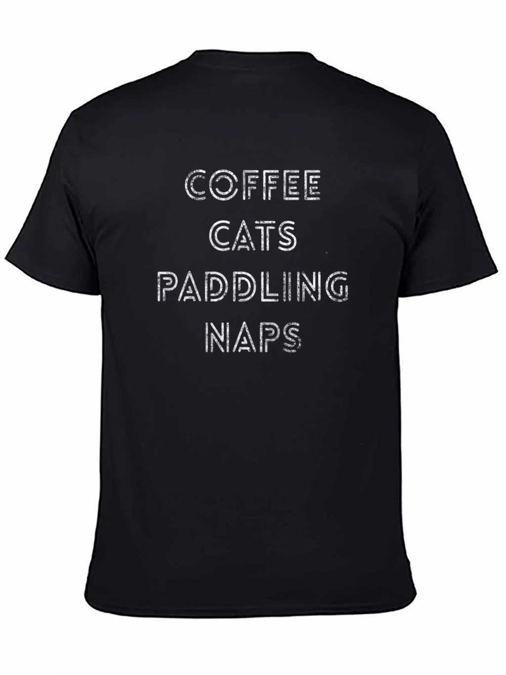 Coffee Cats Paddling Naps T-Shirt