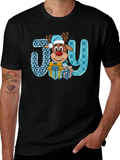 Holiday JOY Reindeer Graphic Tee