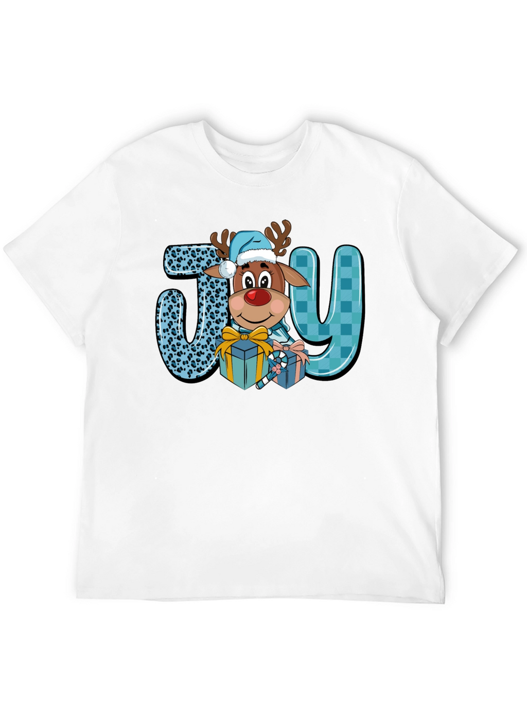 Holiday JOY Reindeer Graphic Tee