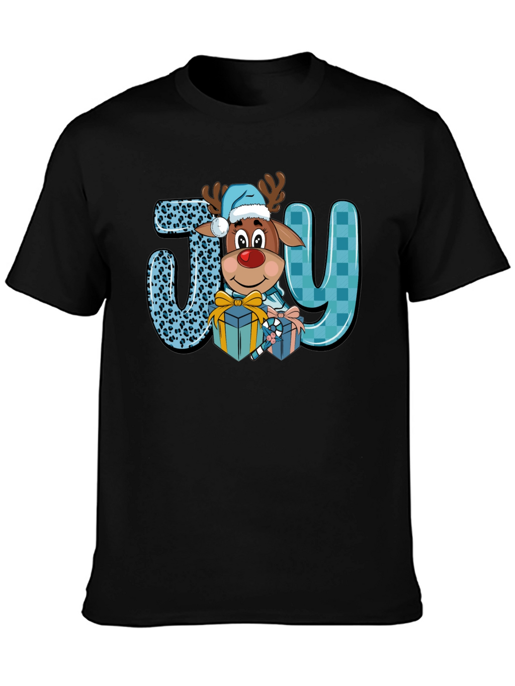 Holiday JOY Reindeer Graphic Tee