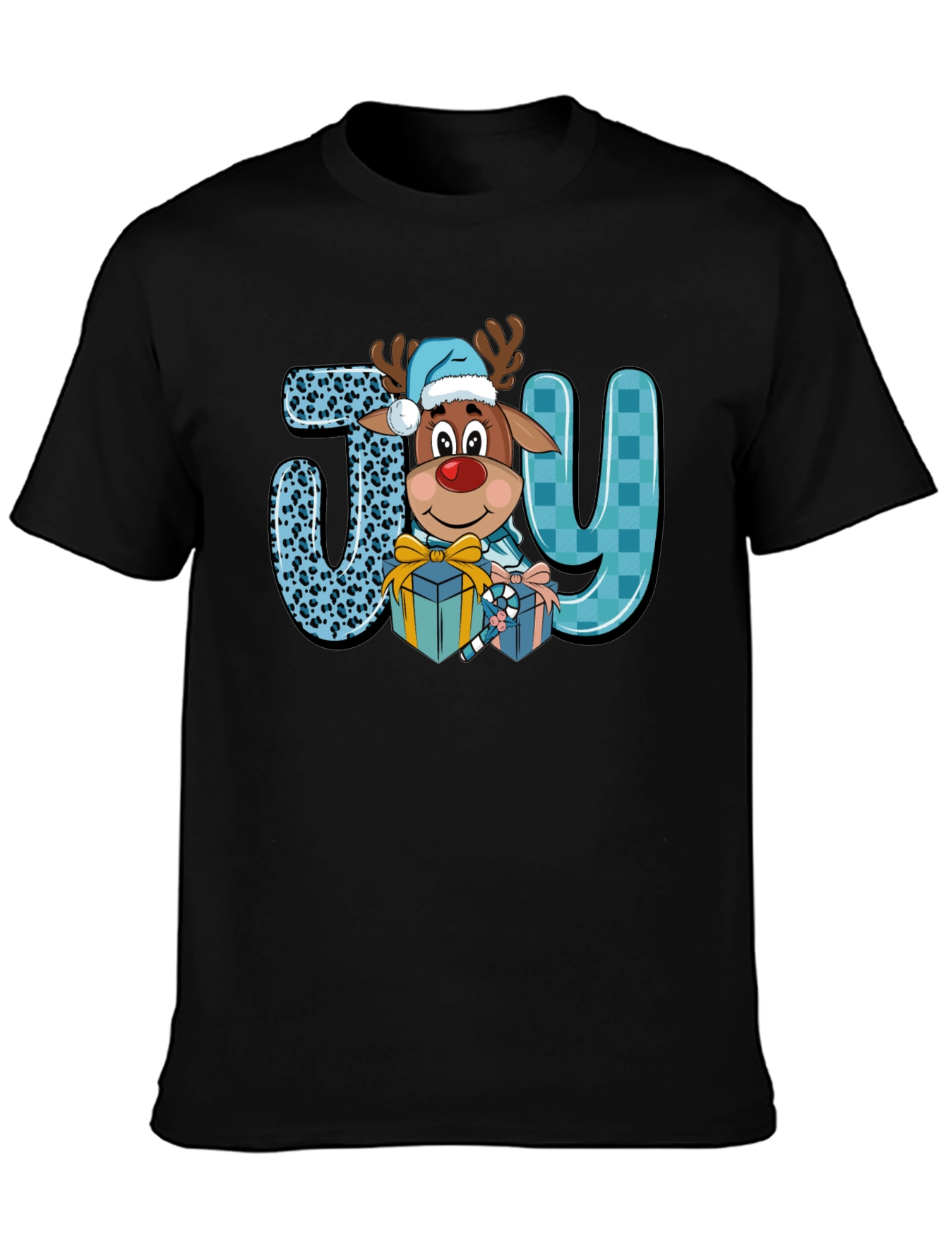 Holiday JOY Reindeer Graphic Tee