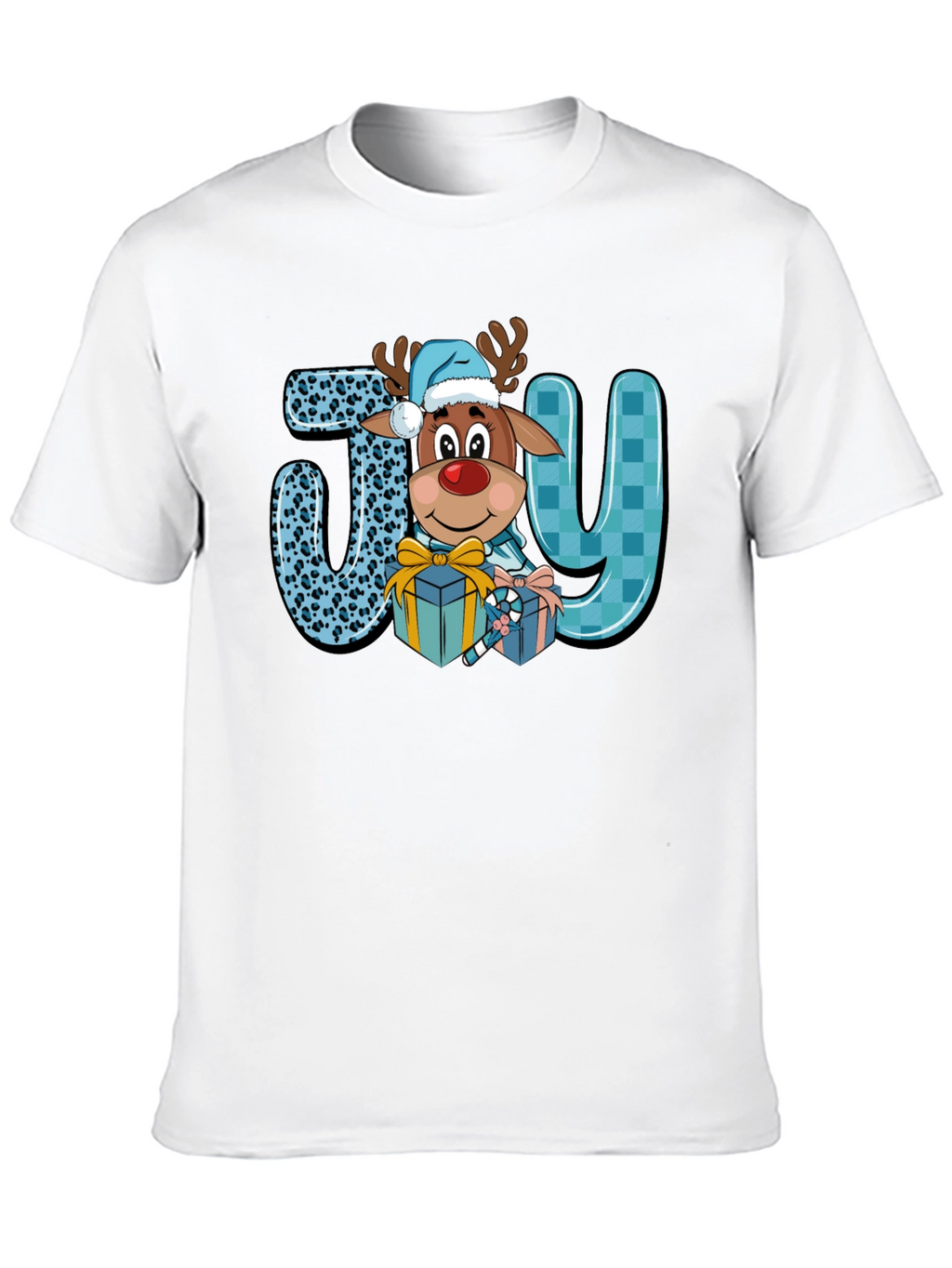 Holiday JOY Reindeer Graphic Tee