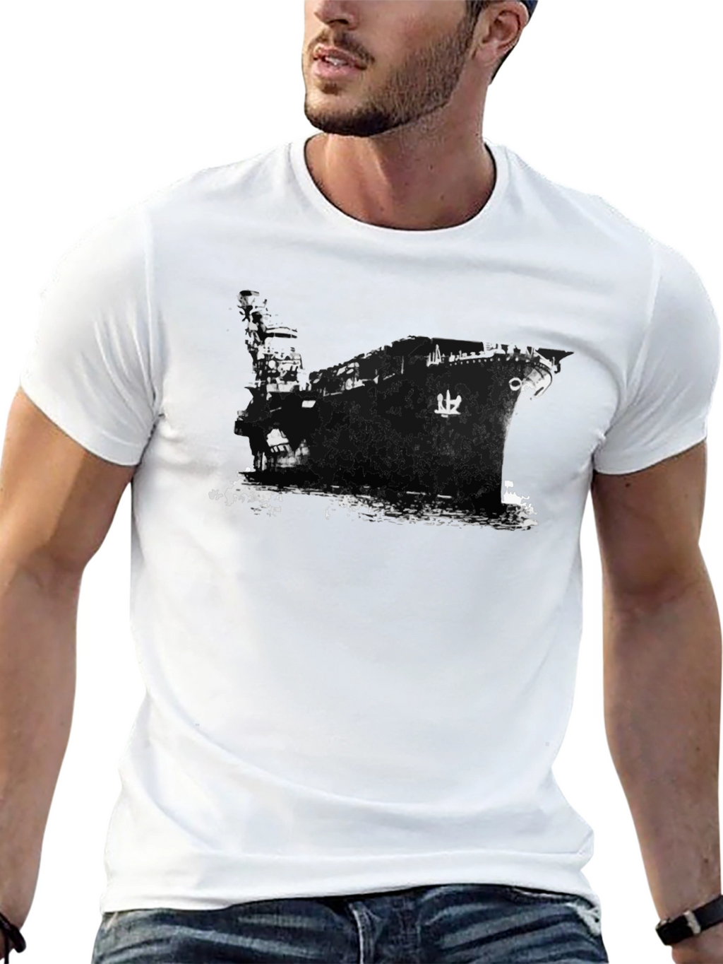 USS Arizona BB-39 Battleship Graphic T-Shirt