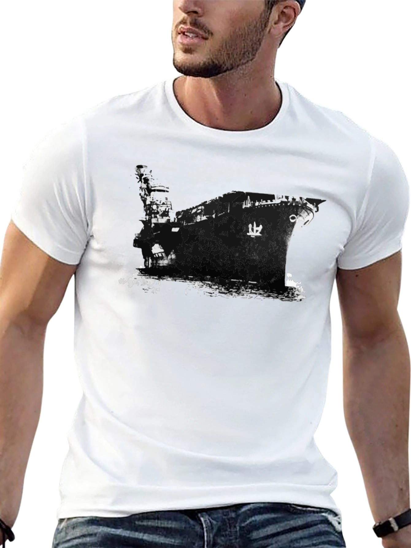 USS Arizona BB-39 Battleship Graphic T-Shirt
