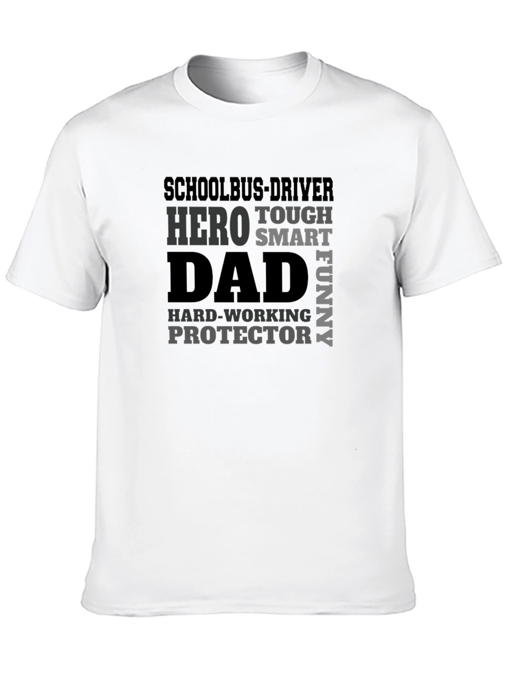 Schoolbus Driver Dad Hero T-Shirt