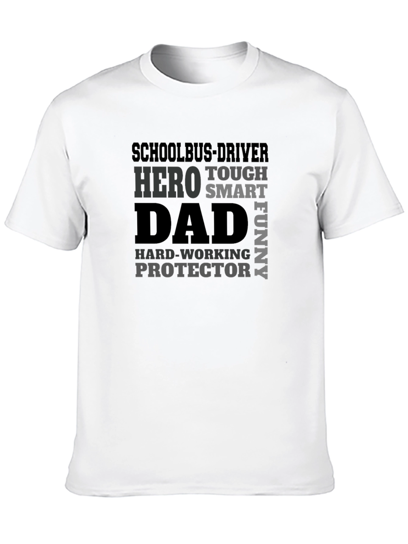 Schoolbus Driver Dad Hero T-Shirt