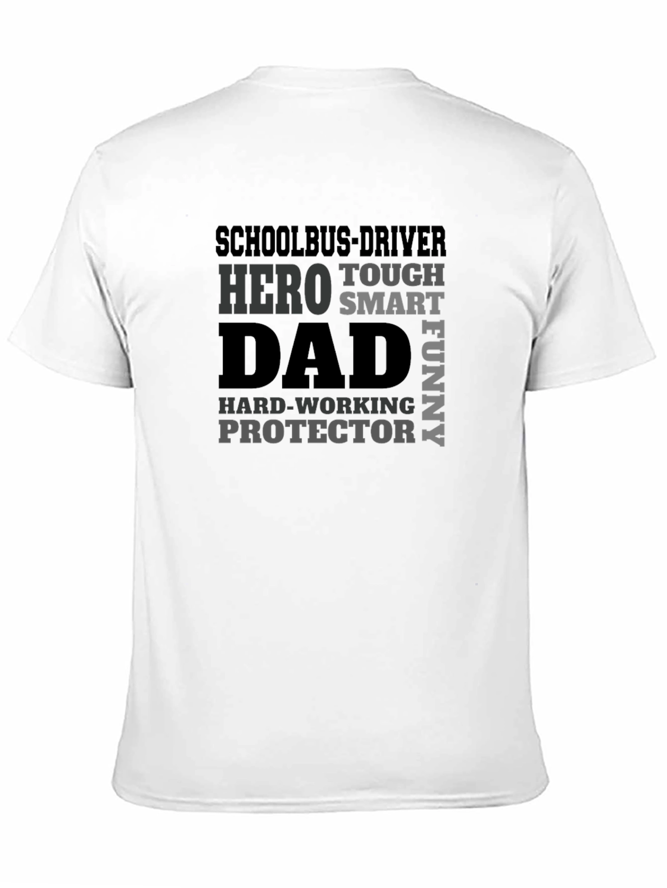 Schoolbus Driver Dad Hero T-Shirt