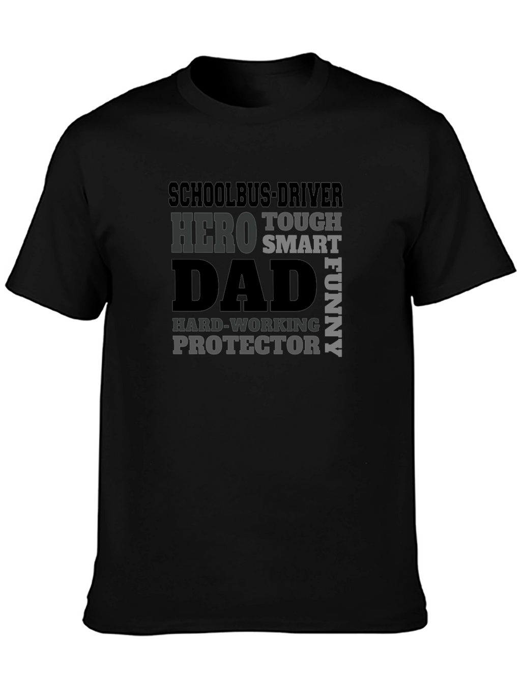 Schoolbus Driver Dad Hero T-Shirt