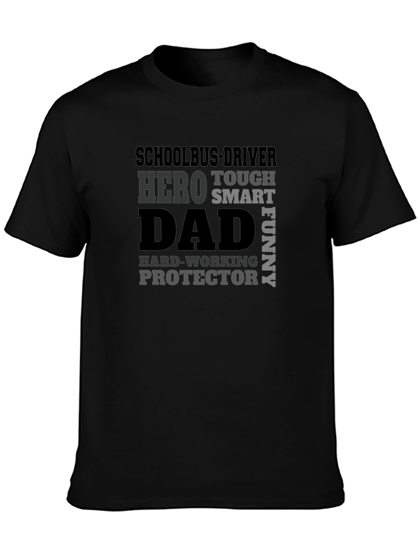 Schoolbus Driver Dad Hero T-Shirt