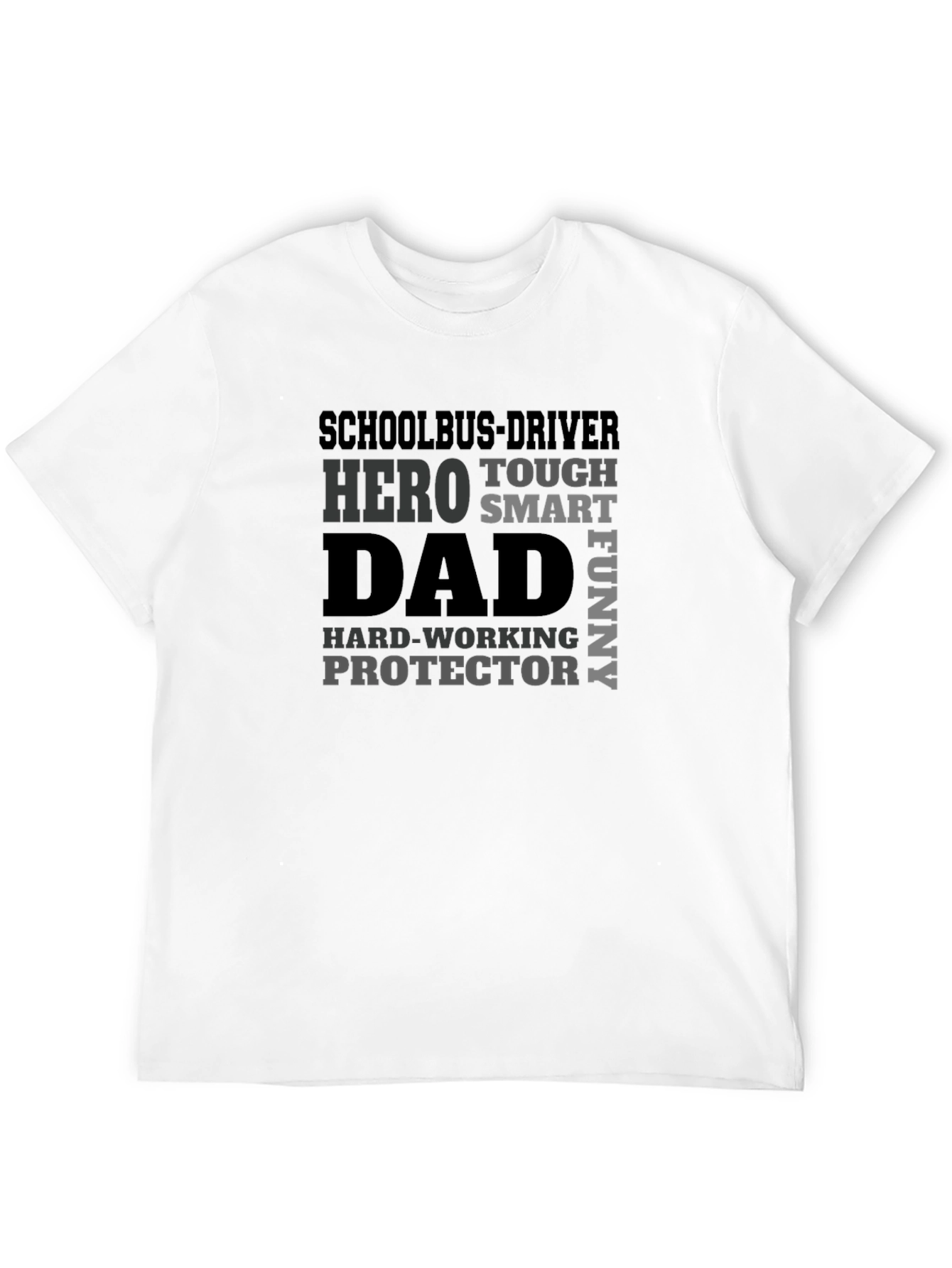 Schoolbus Driver Dad Hero T-Shirt