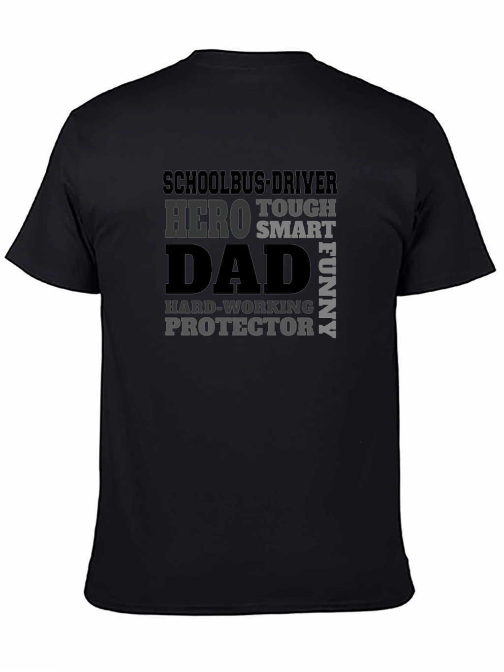 Schoolbus Driver Dad Hero T-Shirt