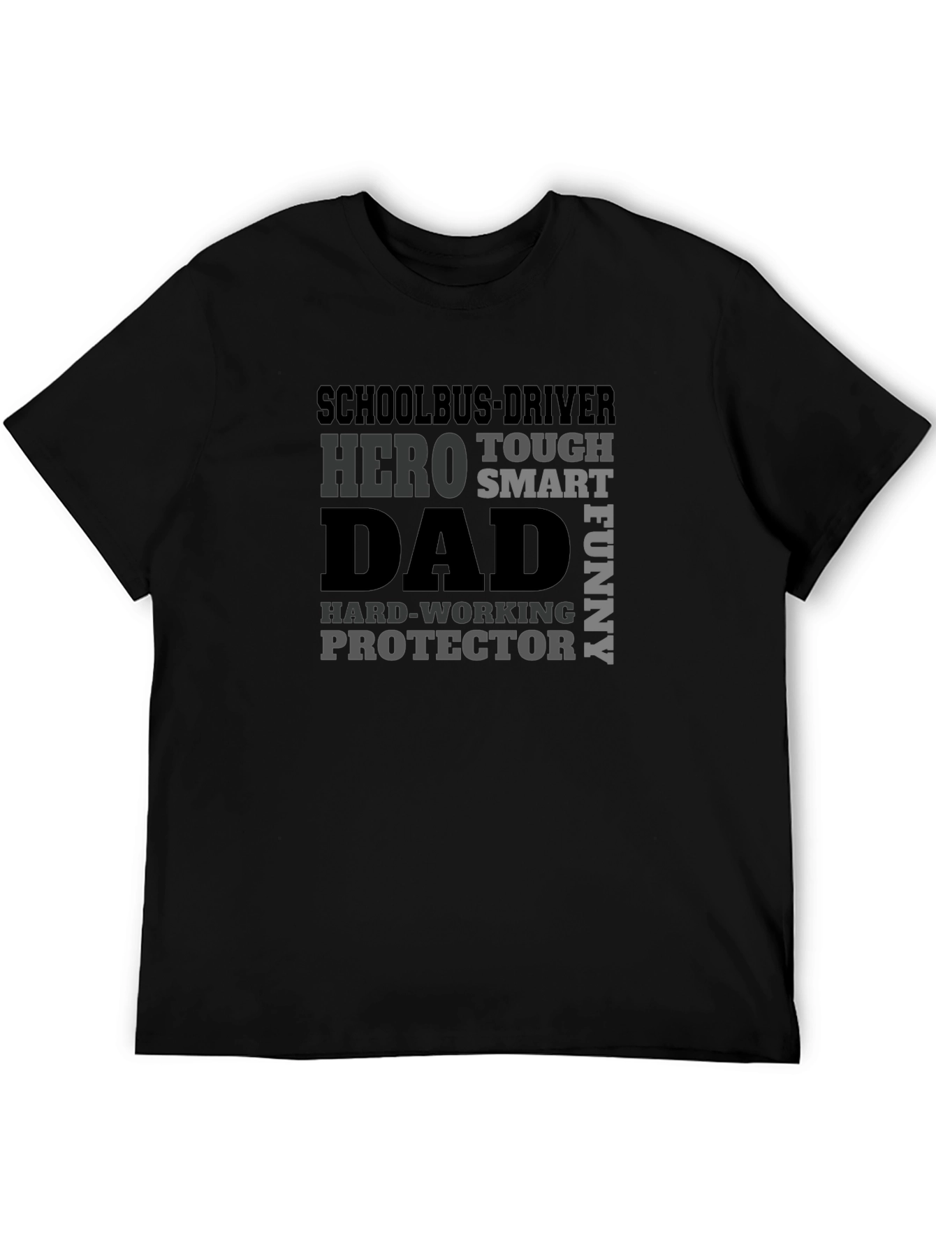 Schoolbus Driver Dad Hero T-Shirt