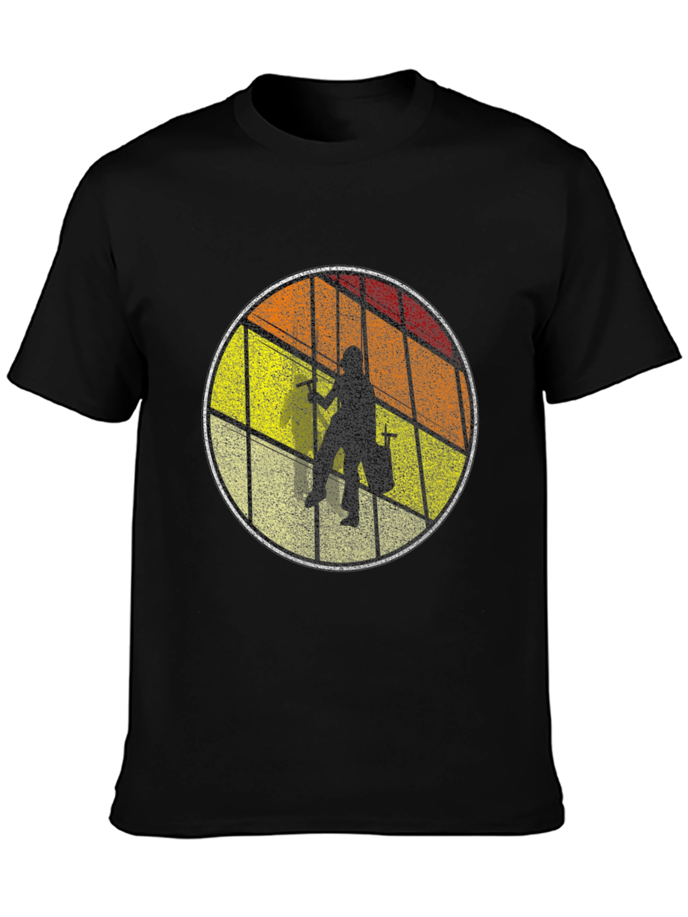 Retro Window Washer Graphic T-Shirt