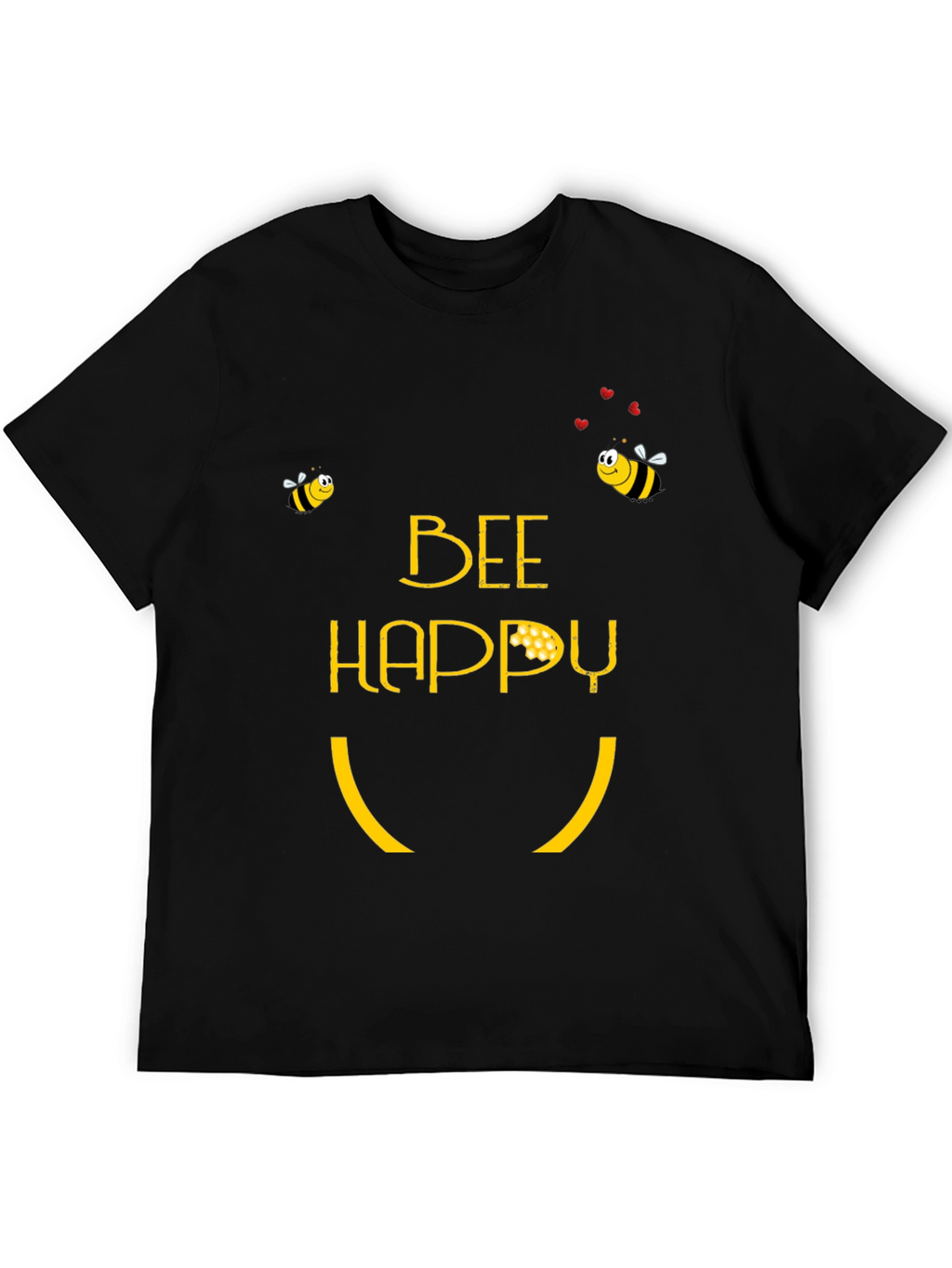Bee Happy Graphic T-Shirt