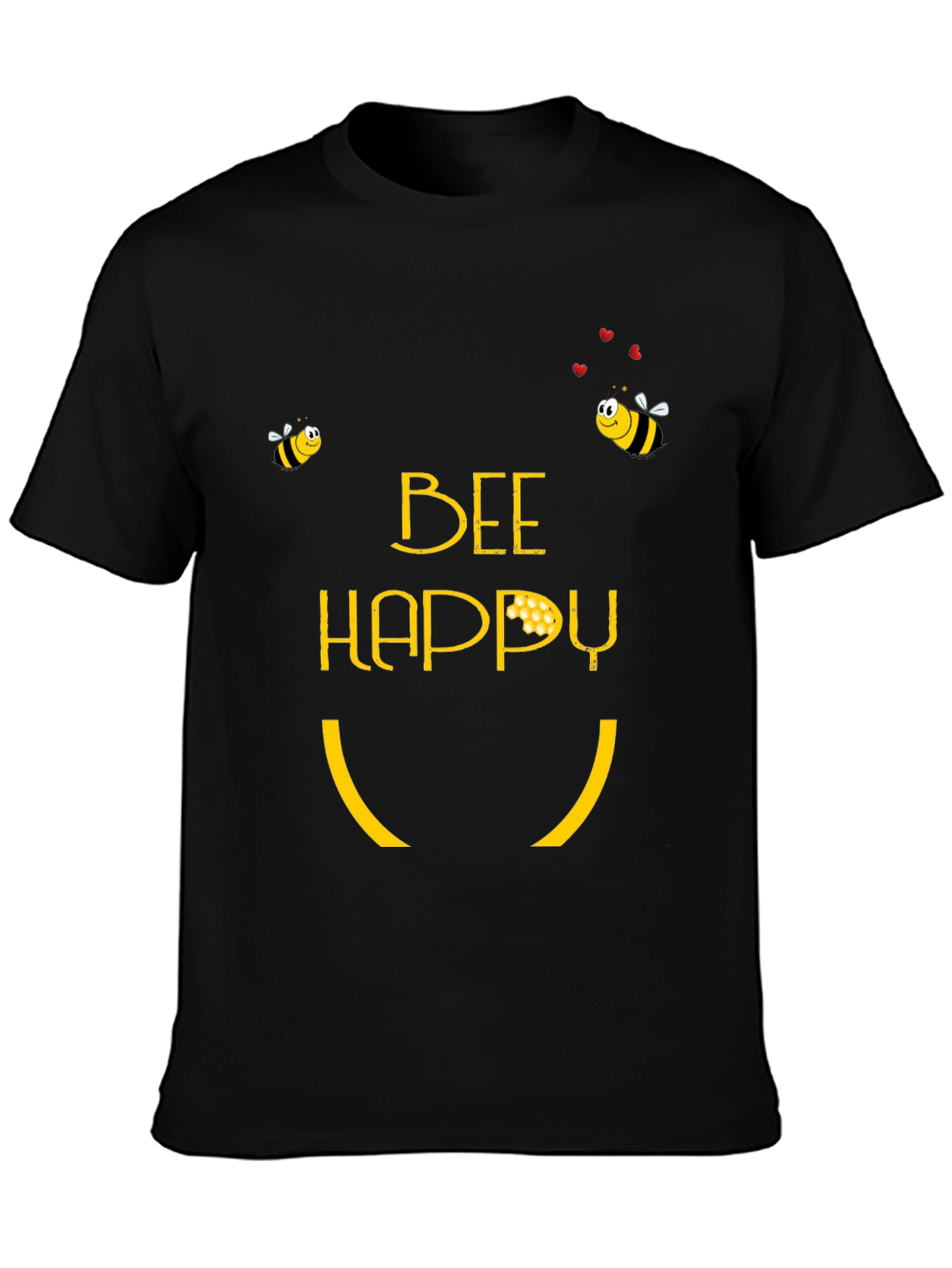 Bee Happy Graphic T-Shirt