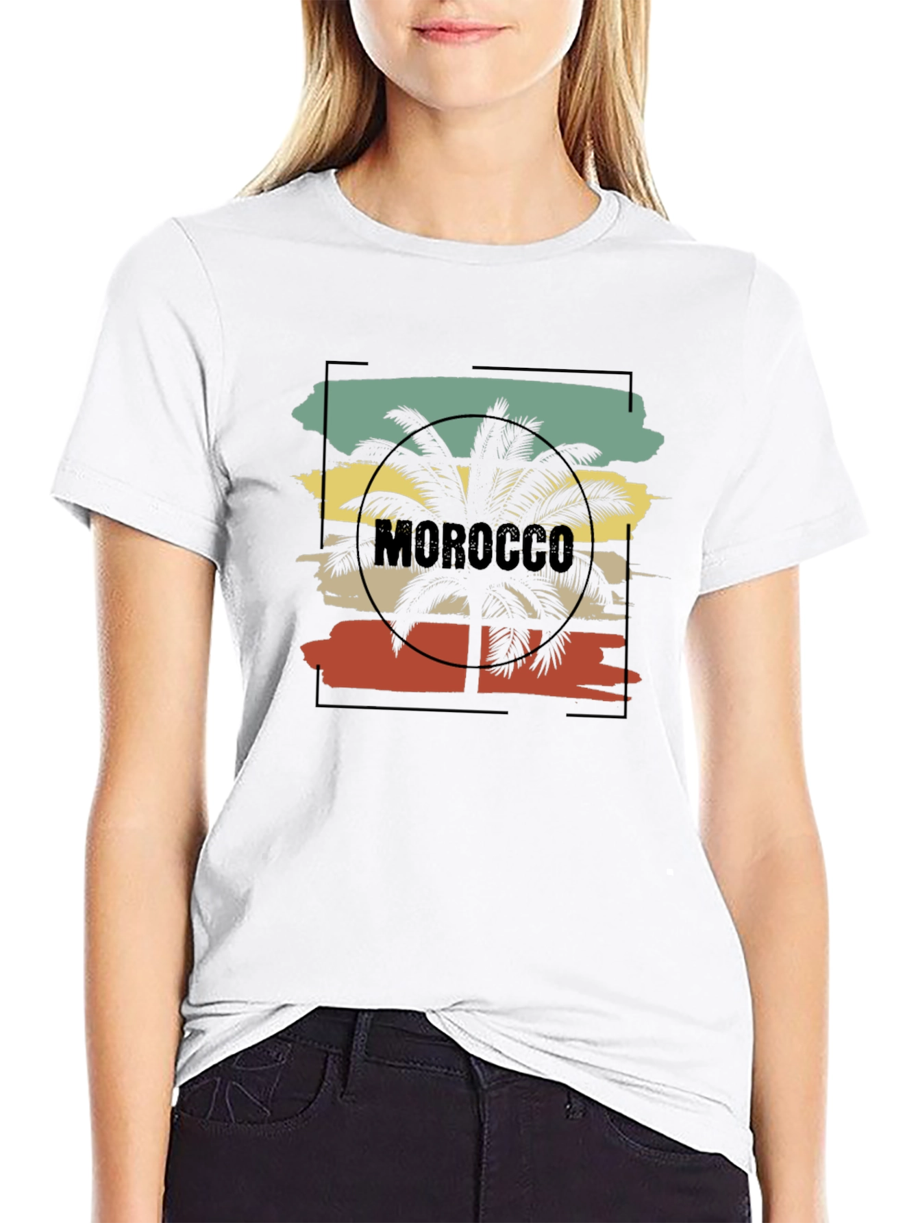 Morocco Palm Tree T-Shirt