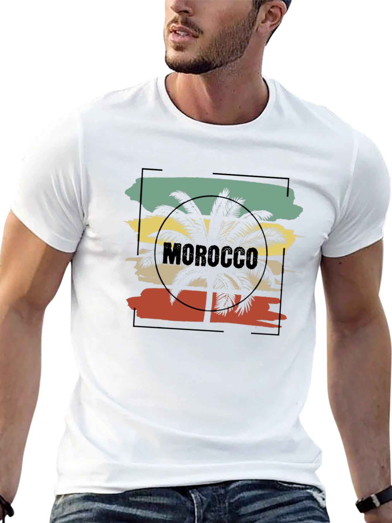 Morocco Palm Tree T-Shirt
